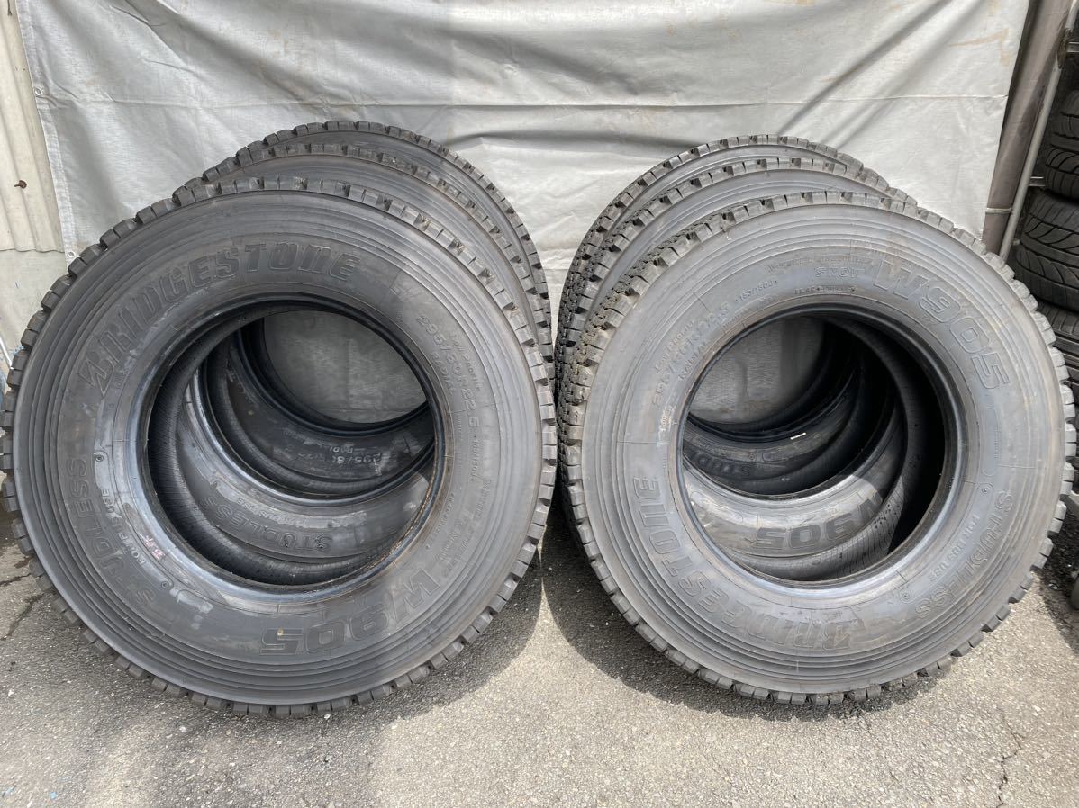 ☆バリ溝 トラック タイヤ ☆295/80R22.5 153/150J スタッドレス 