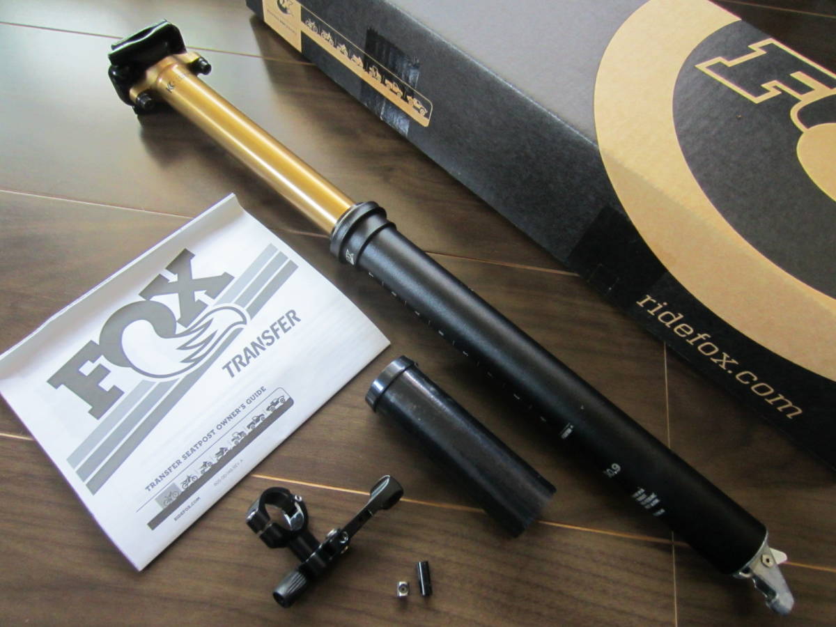 FOX　TRANSFER FACTORY　φ30.9　150mm Drop　純正リモートレバー付き