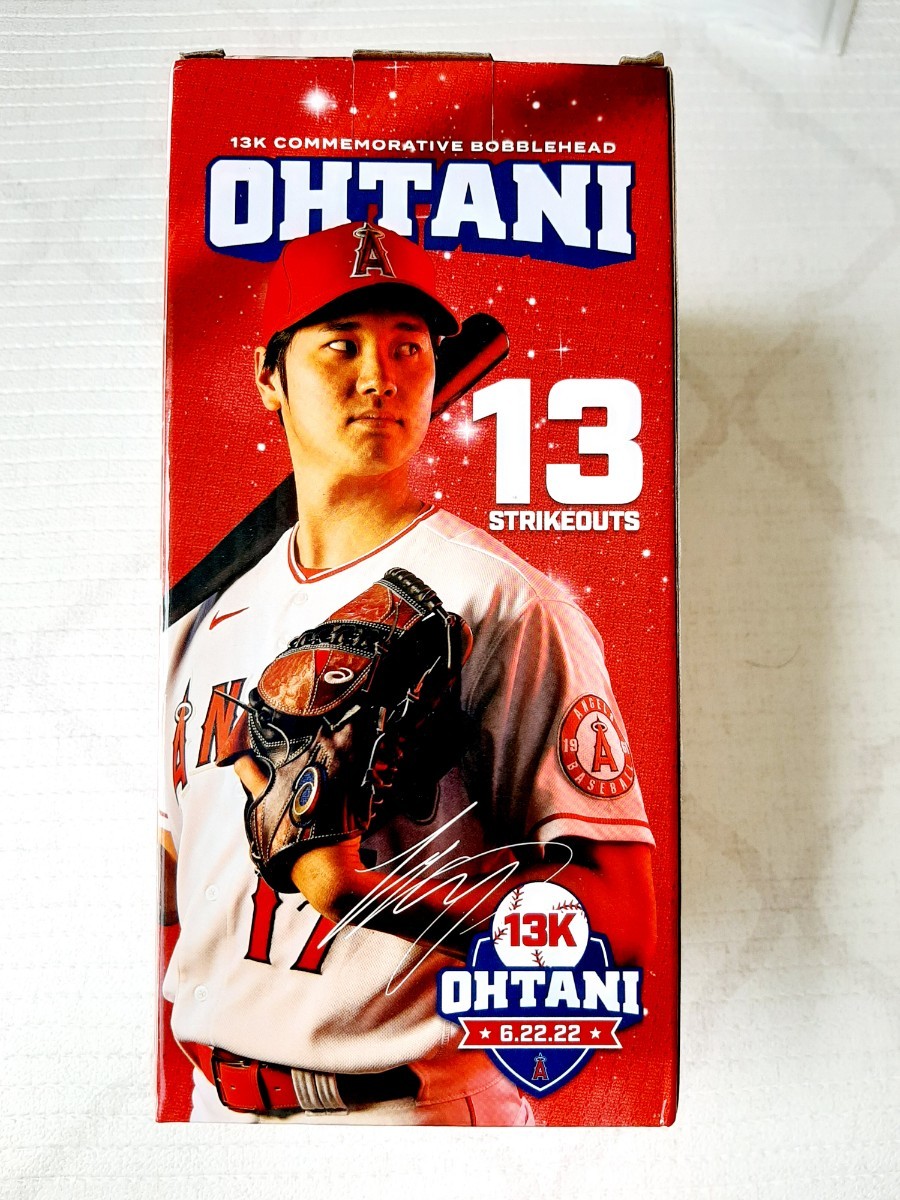 大谷翔平 ボブルヘッド 新品 MLB エンゼルス　自己最多13奪三振