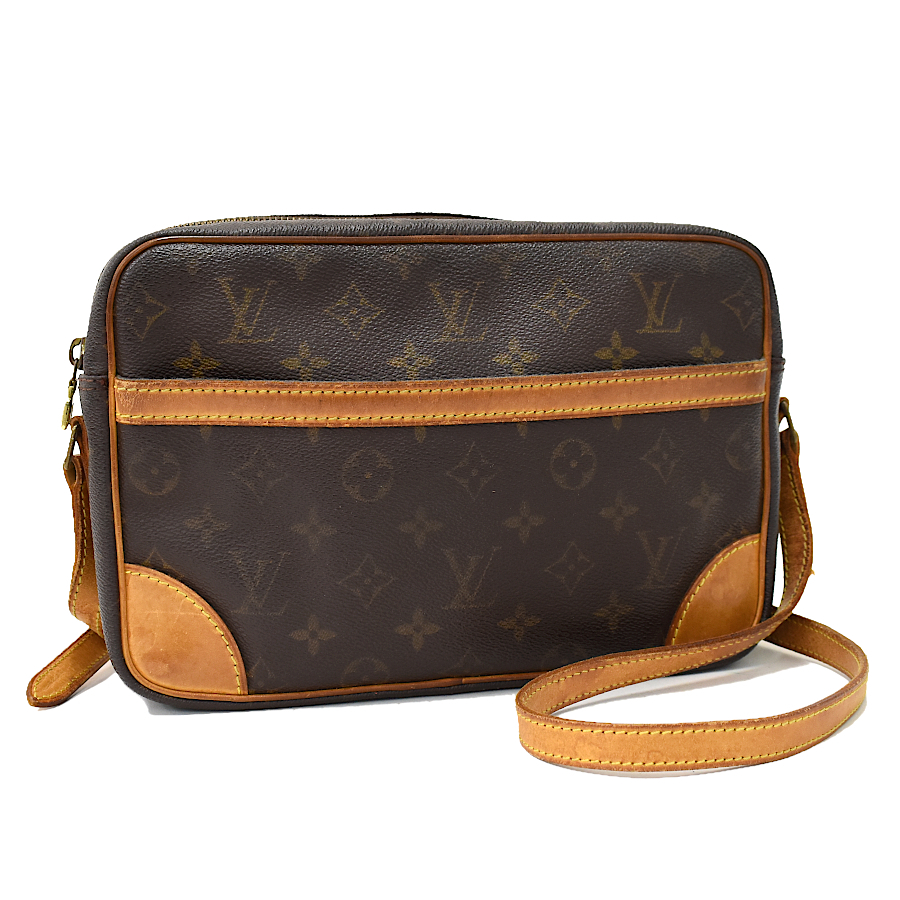 1円 ◆定価17万 美品 LOUIS VUITTON ルイヴィトン ショルダーバッグ トロカデロ27 M51274 モノグラム ブラウン◆E.Csor-16