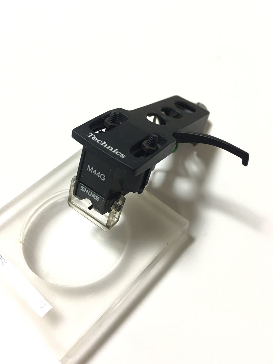 SHURE M44G カートリッジ Technics ヘッドシェル付き オーディオ 2