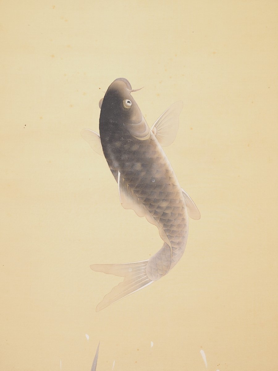 小山栄達武者 図絹本 掛軸 共箱 Koyama Eitatsu|サムライオークション