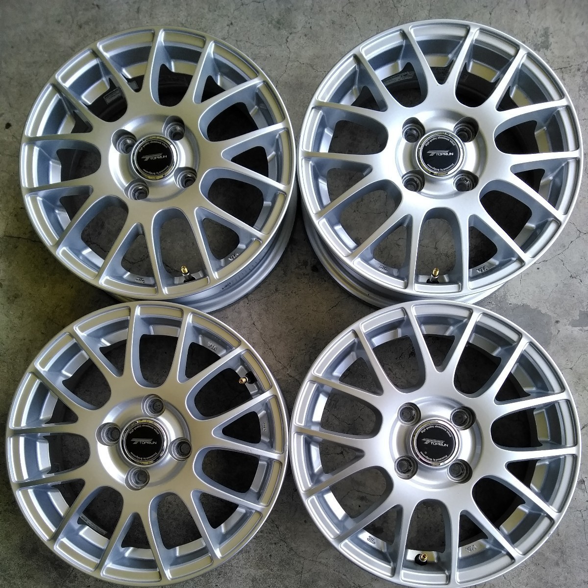 TOPRUN PCD100 BRIDGESTONE 4.5J ブリヂストン トップラン +45 4H 