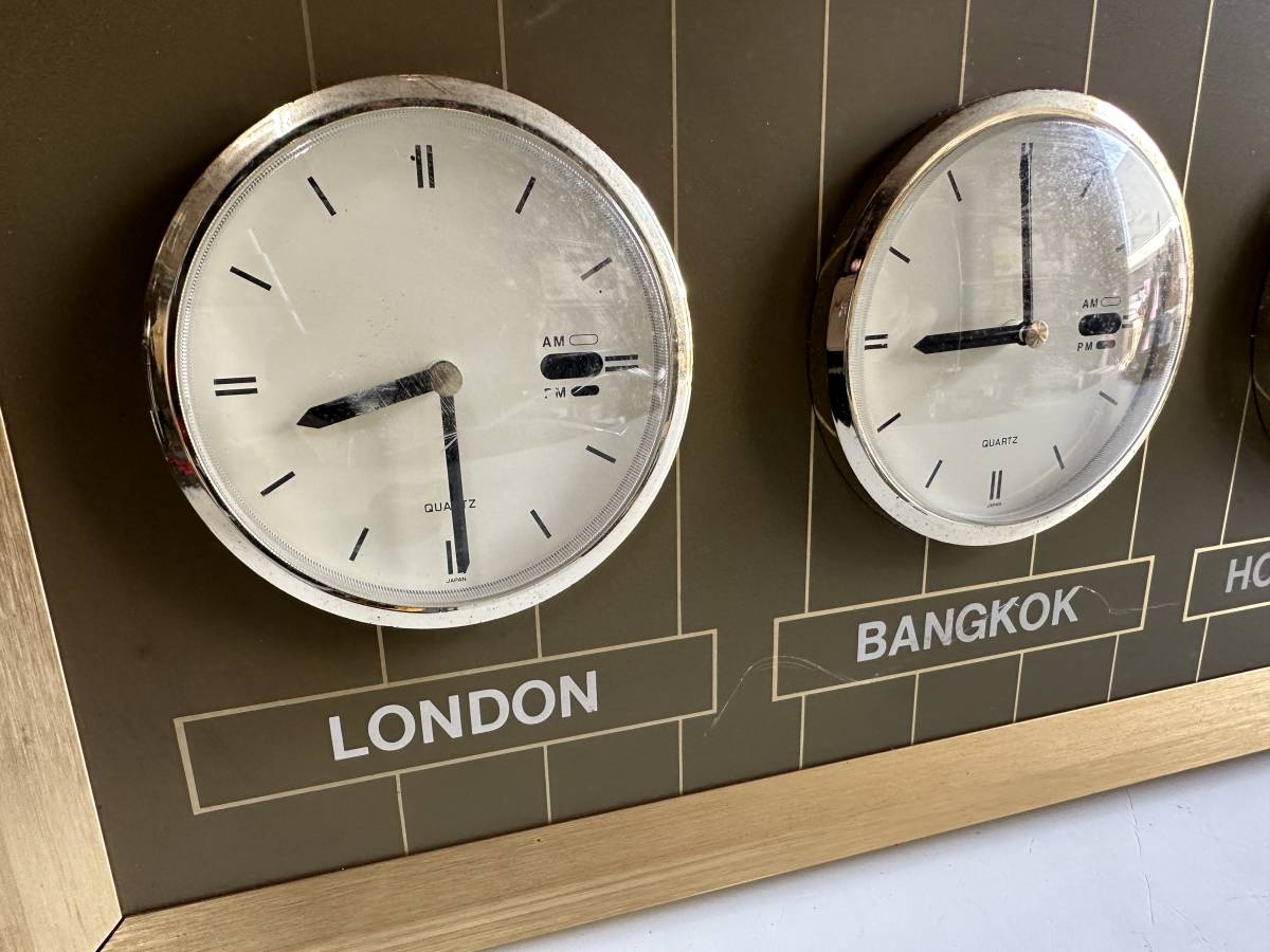 ③t396◇CITIZEN シチズン◇WORLD TIME ワールドタイム 世界時計 ③t396◇CITIZEN シチズン◇WORLD TIME ワールドタイム 世界時計