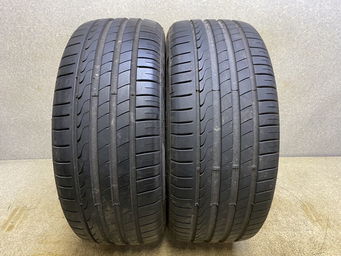 245/45R18（100Y）MINERVA RADIAL F205 中古2本 2021年製 バリ山 245/45/18