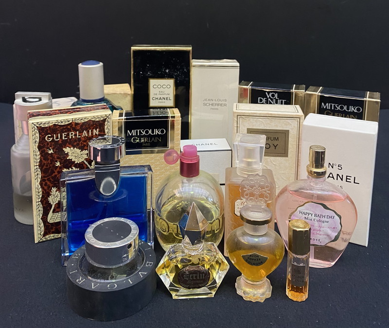 S-274◆1円～◆GUERLAIN、CHANEL、Dior、BVLGARI他 香水まとめ売り オードトワレ、コロン ミニボトル フルボトル