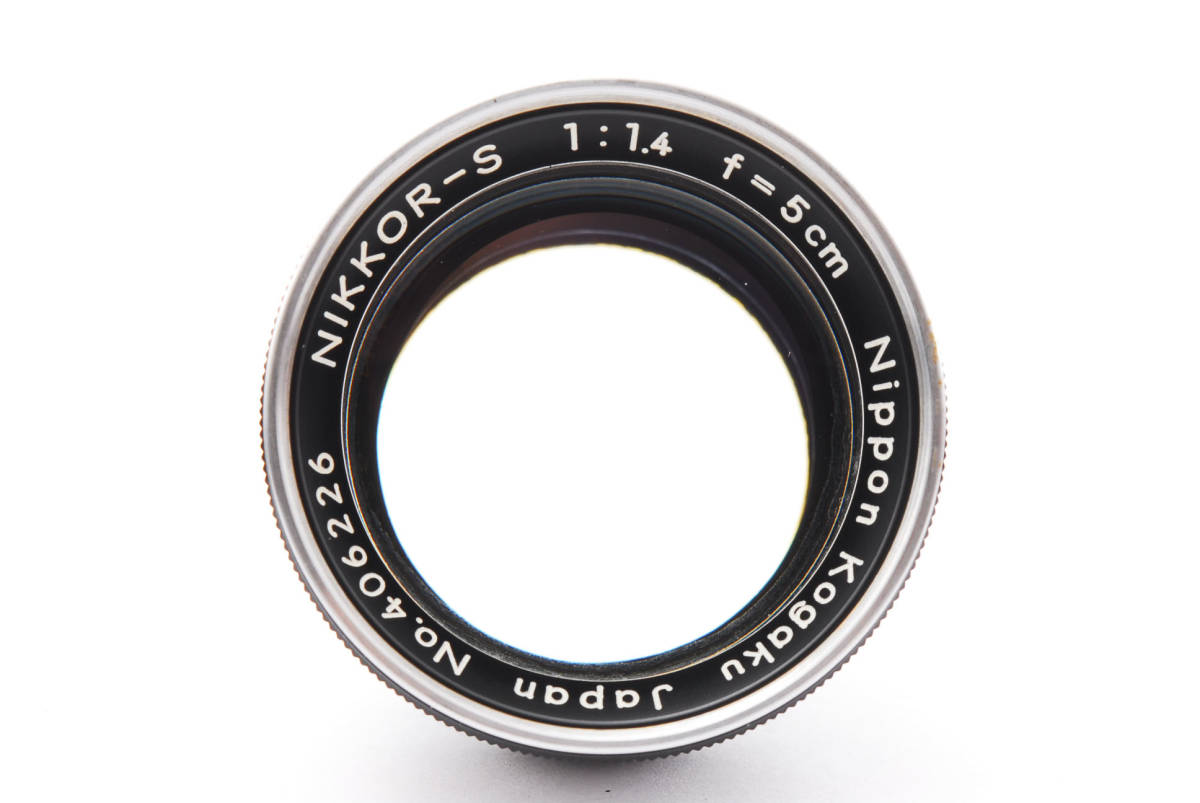 Nippon Kogaku NIKKOR-S 1:1.4 f=5cm OH済み Nippon Kogaku NIKKOR-S・C 5cm f1.4(L39) - 三葉堂寫眞機店オンライン