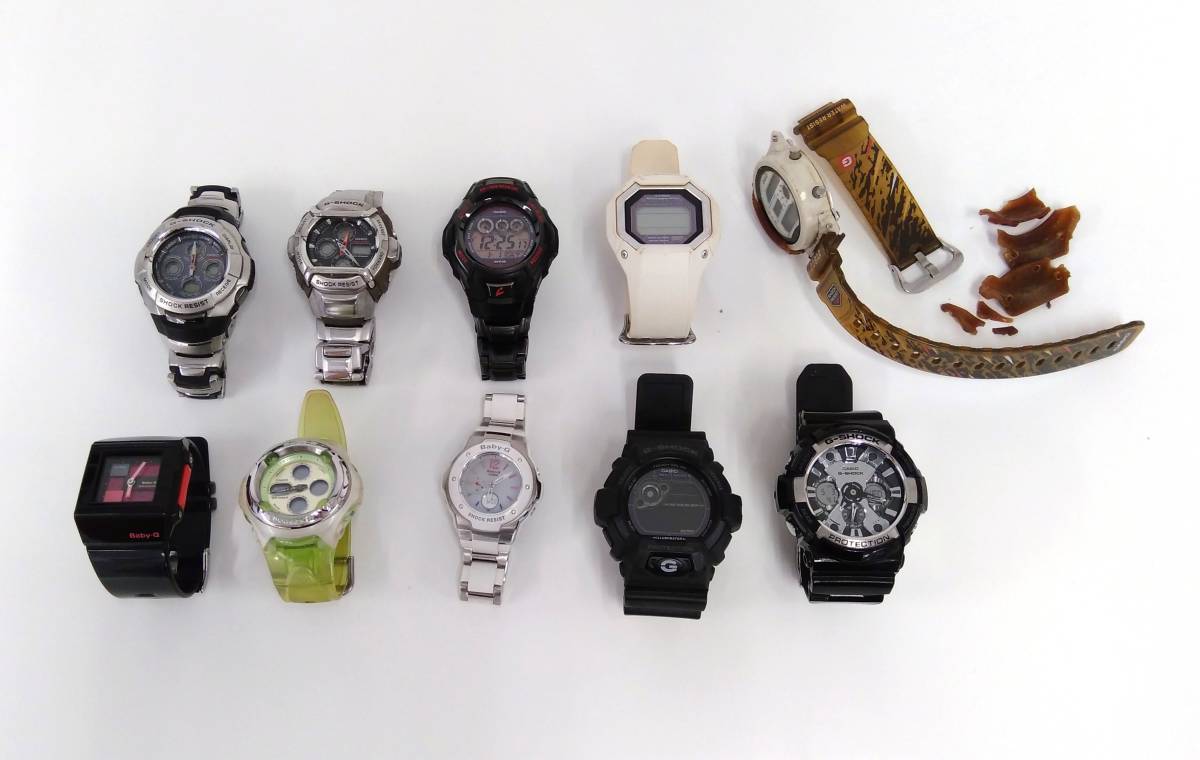 ジャンク 腕時計 10点 CASIO カシオ G-SHOCK Baby-G クォーツ ソーラー