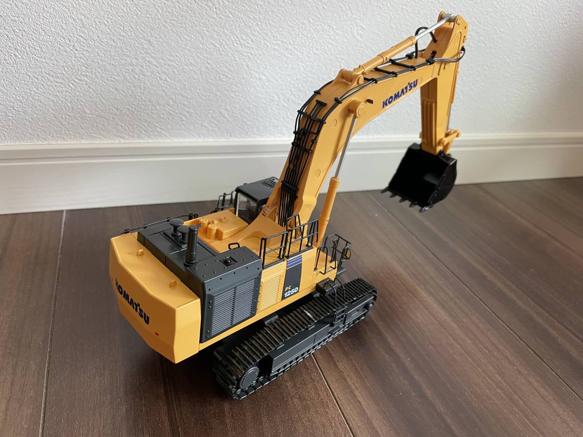 【中古】 箱なし：京商 EGG 1/50 6ch IRC コマツ油圧ショベル PC1250-8 