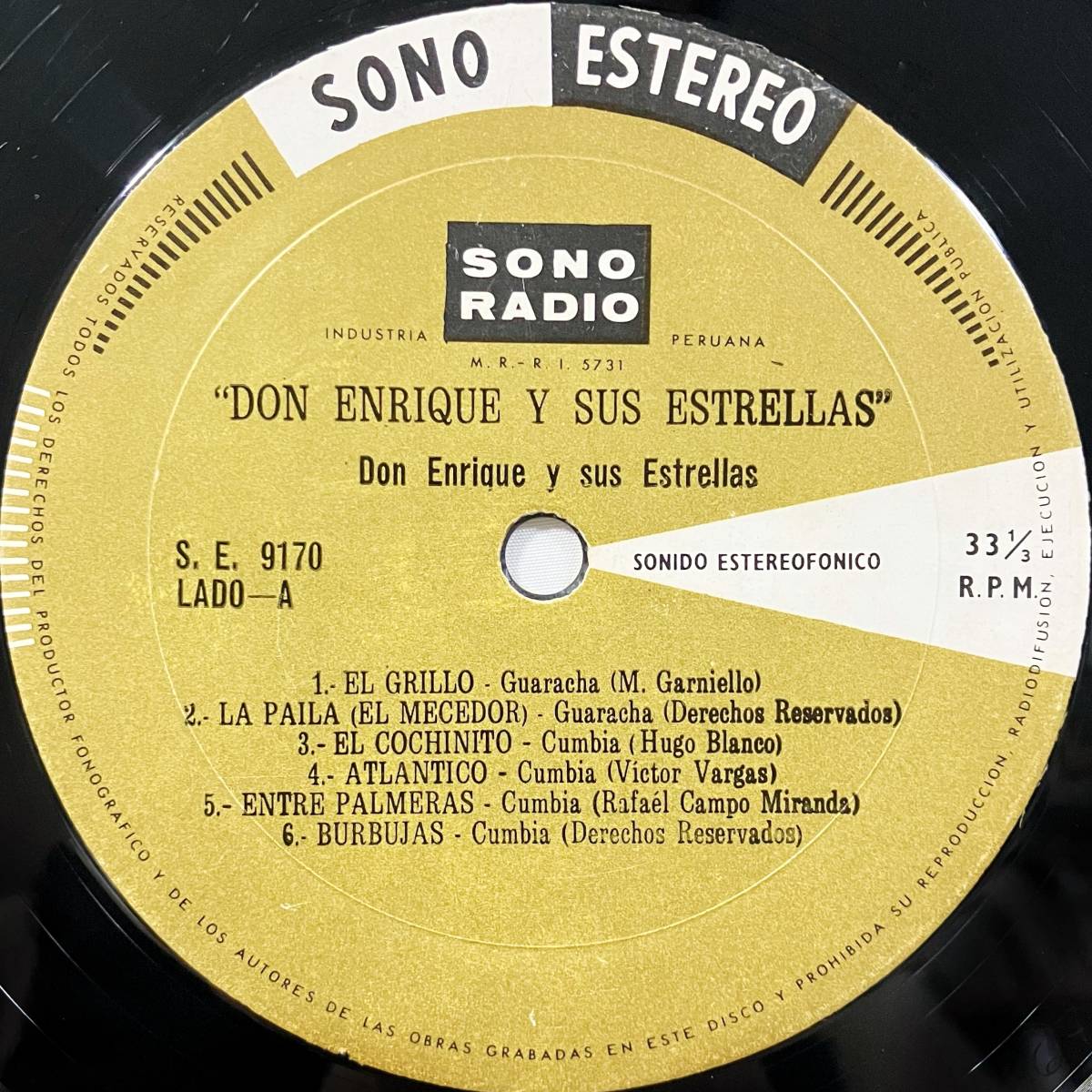試聴!Enrique Lynchプロデュース◇60年代ペルーラテン DON