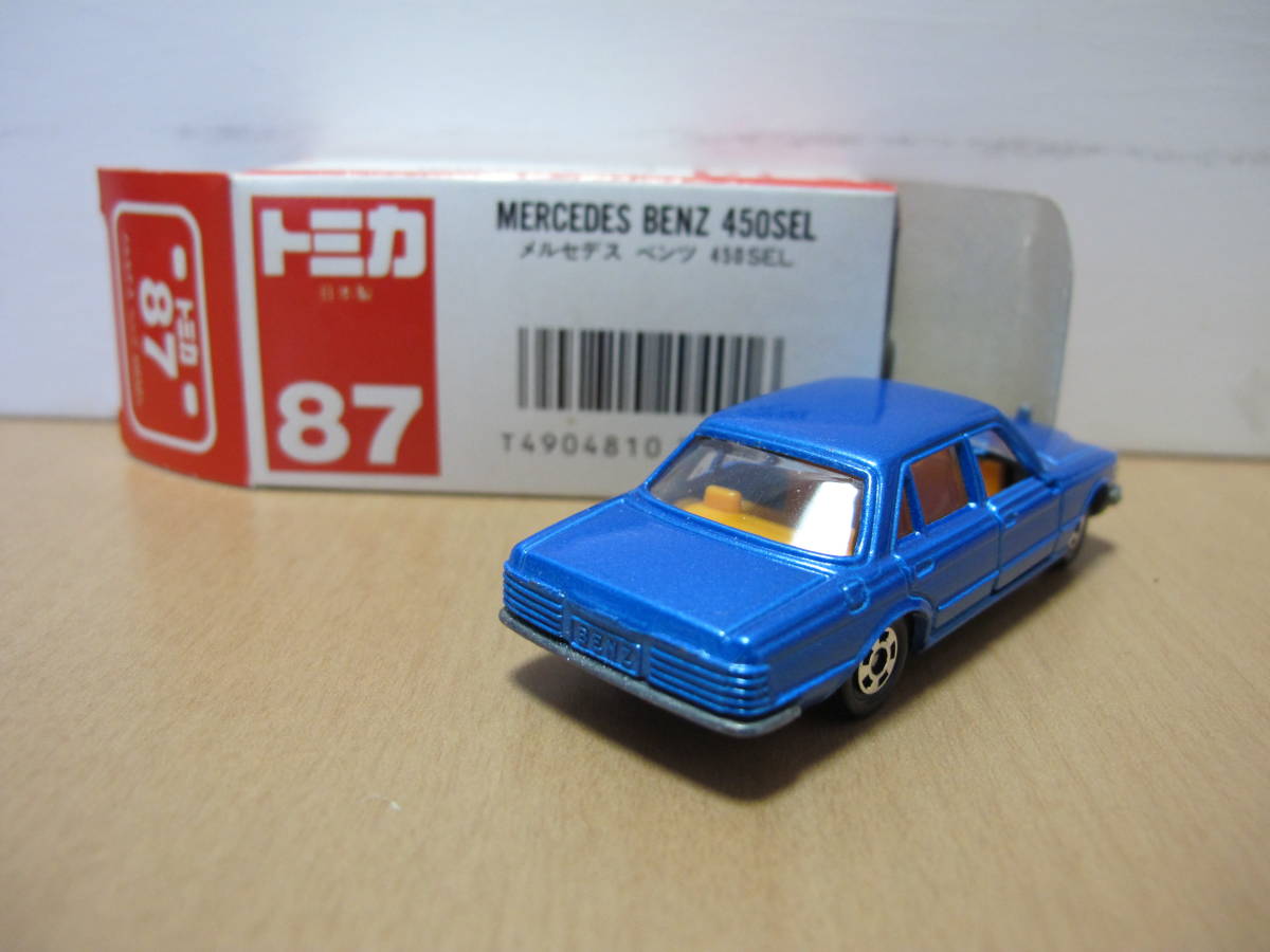 30 トミカ 赤箱 日本製 メルセデス ベンツ 450SEL トミカ 450SEL