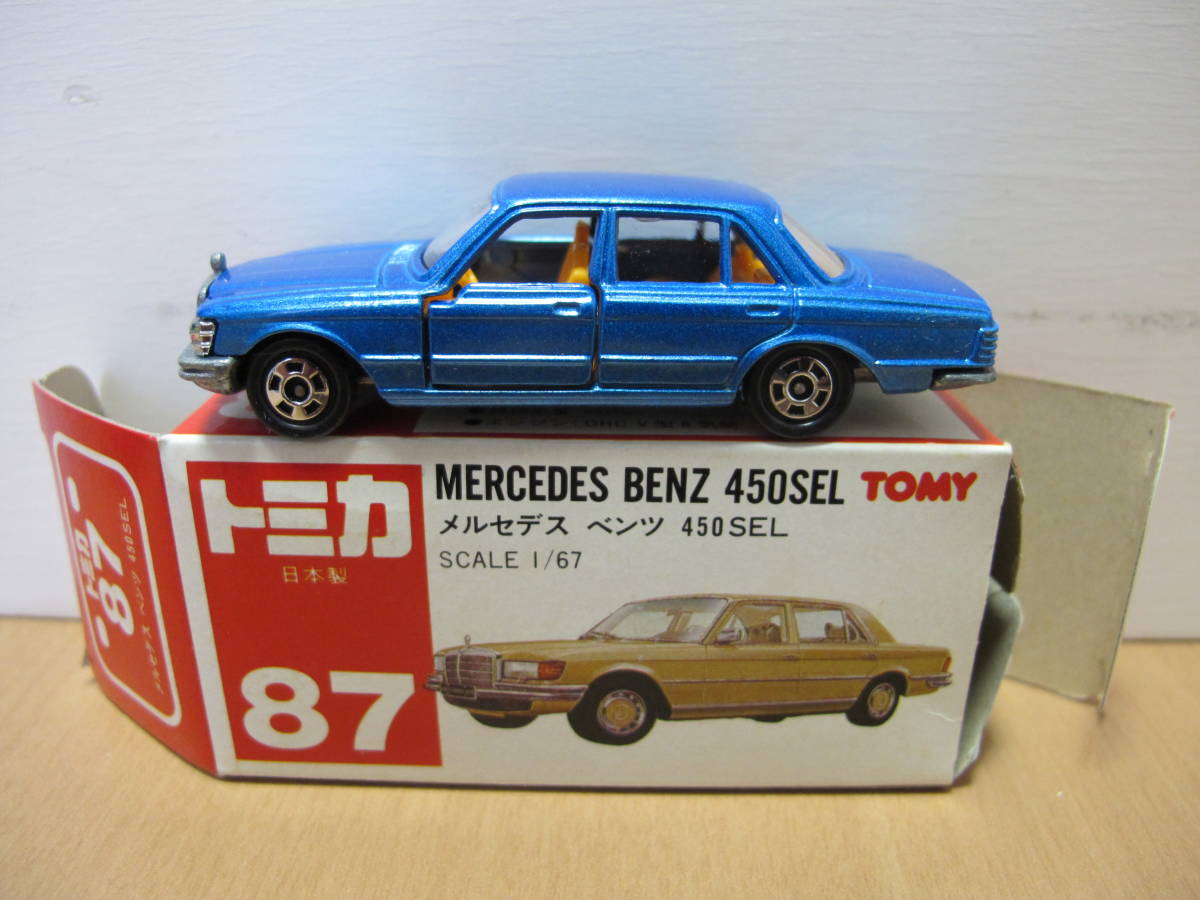 30 トミカ 赤箱 日本製 メルセデス ベンツ 450SEL トミカ 450SEL