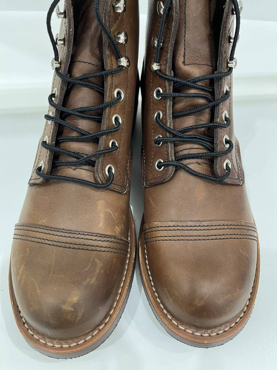 271-MH56) 美中古 RED WING 8111 Iron Ranger アイアンレンジャー US8 