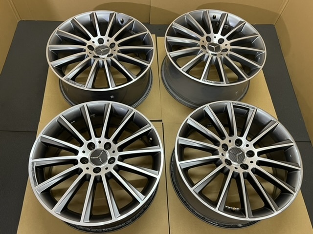 中古ホイール4本セット メルセデスベンツ Cクラス W205 AMG純正 19 
