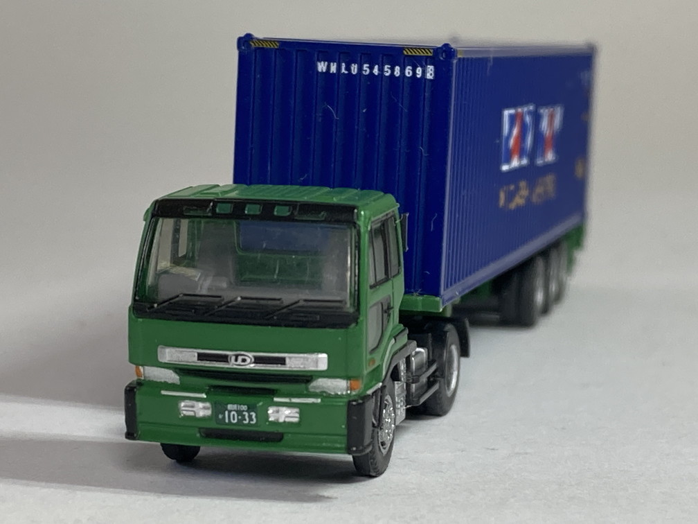 日産ディーゼル ビッグサム WAN HAI 1/150 - トミーテック トレーラー