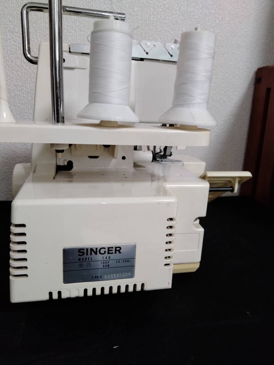 SINGER シンガー ロックミシン 14U831 動作未確認ジャンク I-2205⑧