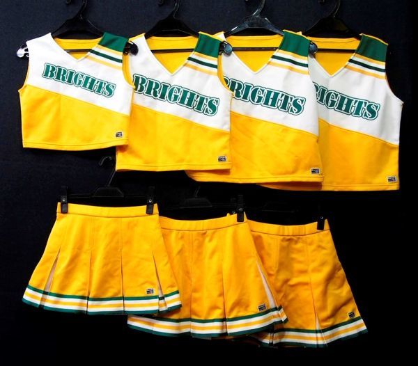 bw_1800 7枚セット 東京都 BRIGHTS ブライツ チアリーディング チアリーダーユニフォーム 上下セット Bambi製