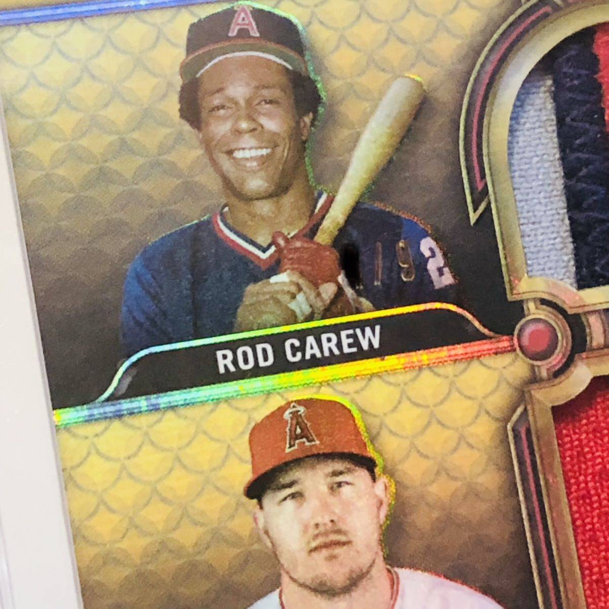 世界に9枚 レア大谷翔平 トラウトtopps パッチ カード エンゼルス 