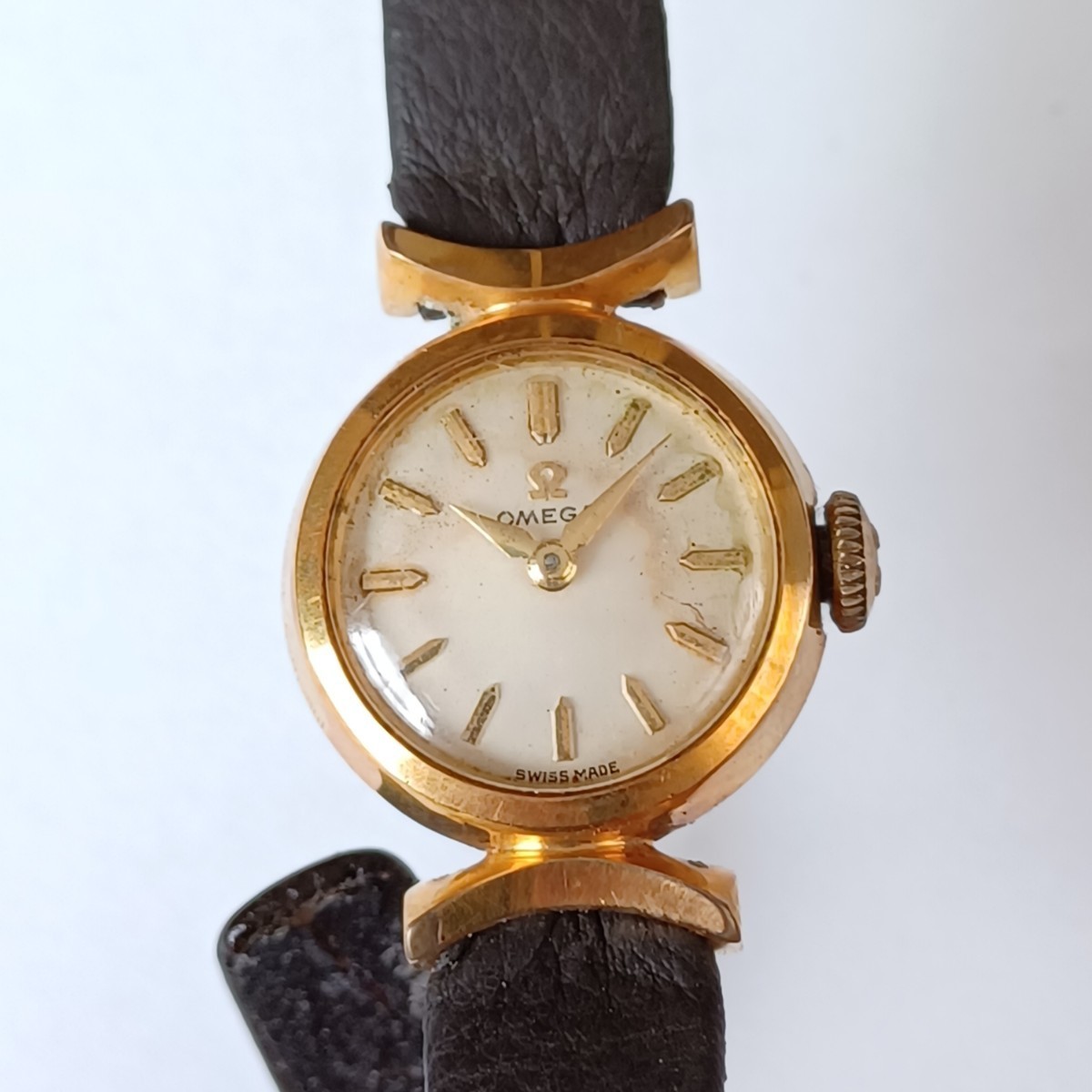 オメガレディース アンティーク 稼働品 OMEGA オメガ デビル カット