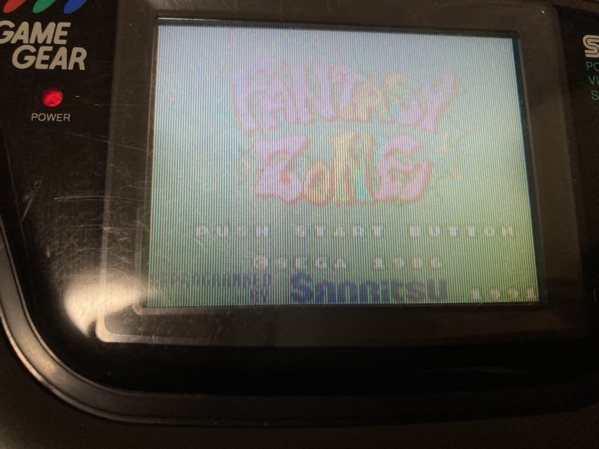 SEGA セガ ゲームギア 本体 動作確認済み おまけ ソフト ファンタジー 
