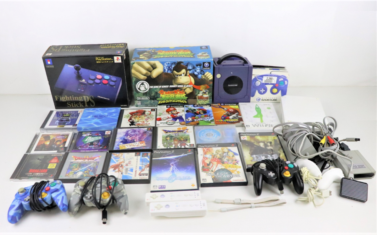 大量】ゲーム機 ソフト まとめ PlayStation GAMECUBE Wii ドンキー