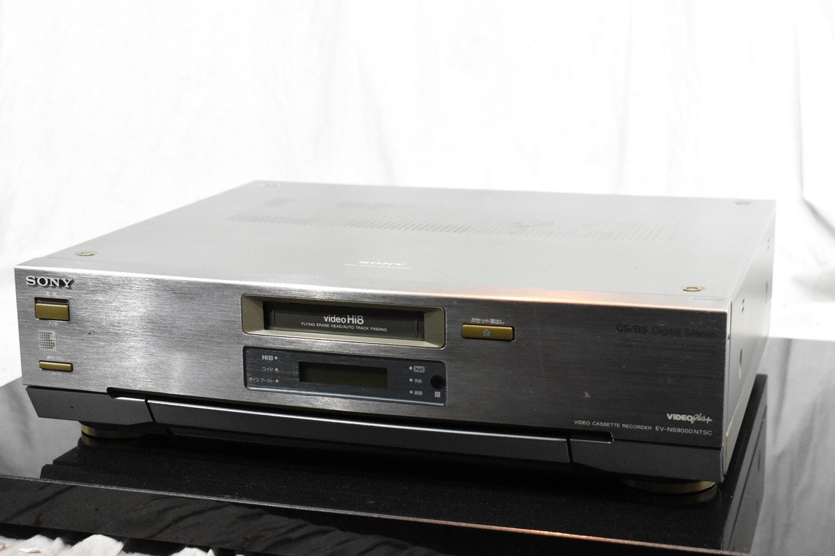 EV-NS9000 SONY Hi8ビデオデッキ 税別 通電確認 ジャンク EV-NS9000