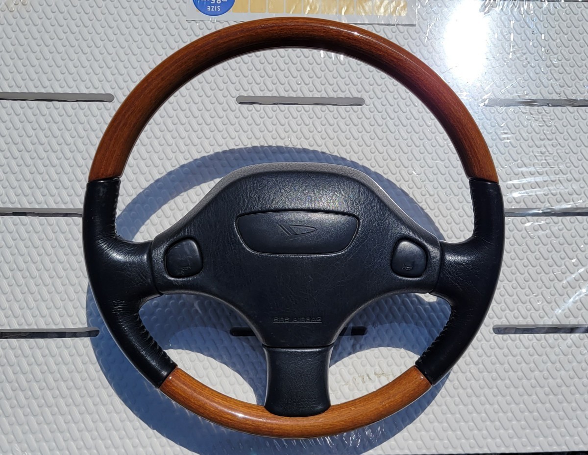 ダイハツ 純正ウッドハンドル ミラジーノ オプティ L700S L800S L900S