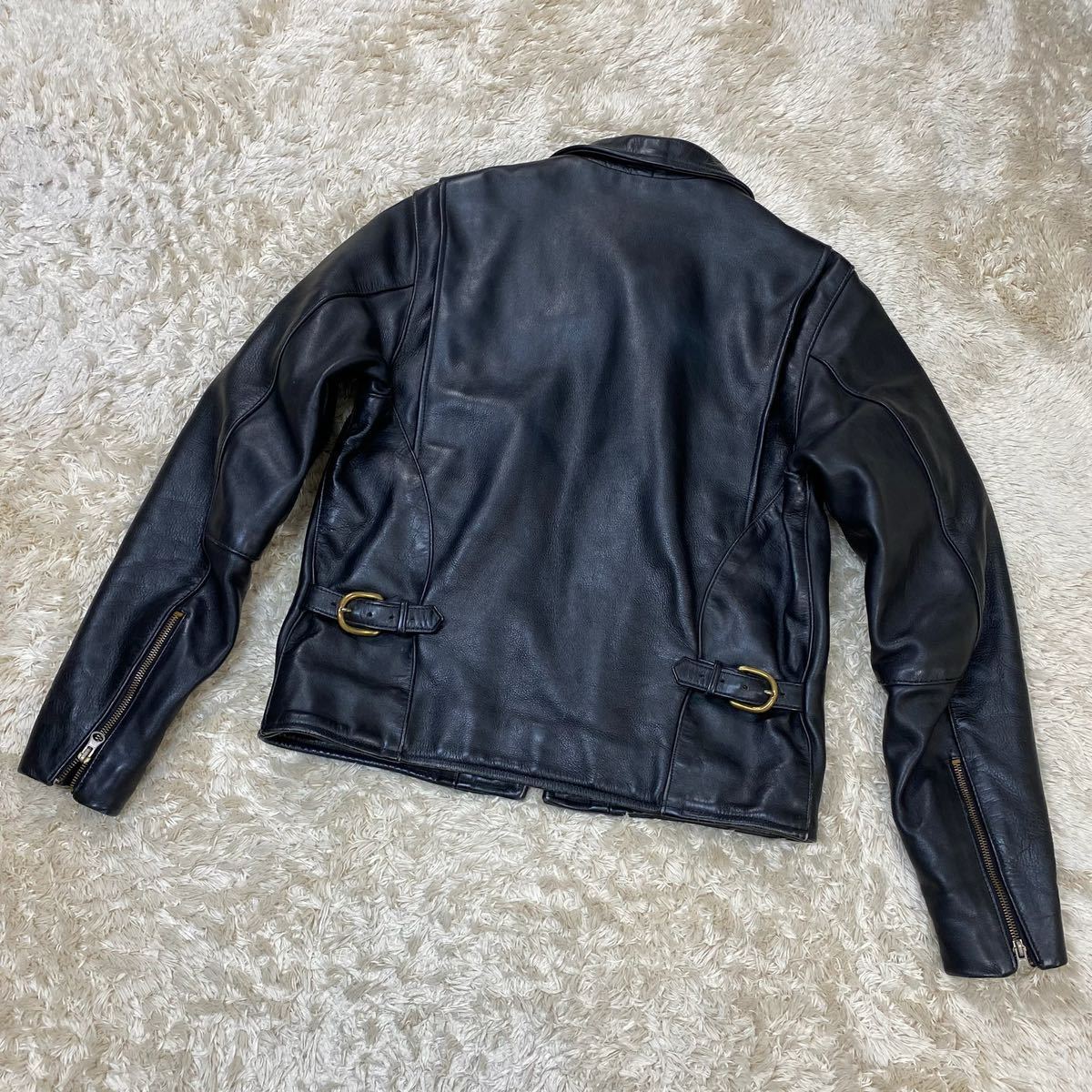 1円〜 美品 VANSON バンソン ENF オクタゴン シングルライダース 