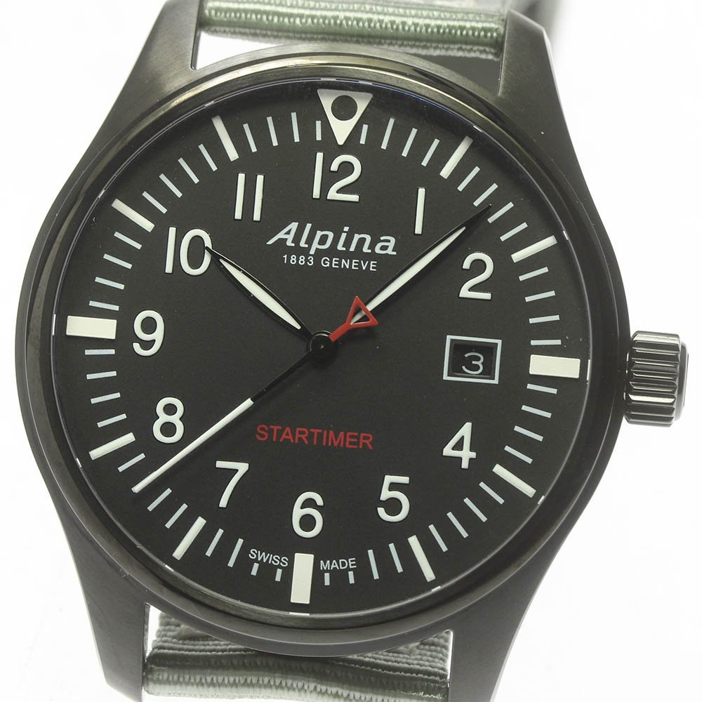 アルピナ Alpina AL-240B4FBS6 スタータイマー デイト クォーツ メンズ 未使用品 箱・保証書付き_684042
