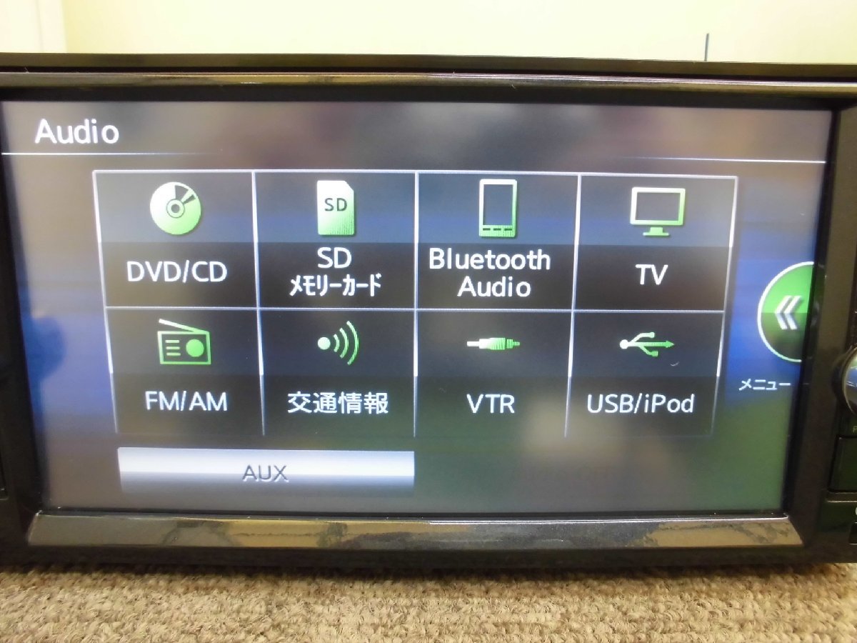 ◆日産純正ナビ MC313D-W・BT対応・DVD再生・ 地デジ◆動作良好 ☆ 日産純正 メモリーナビ MC313D-W 7型 DVD再生 4×4地デジ