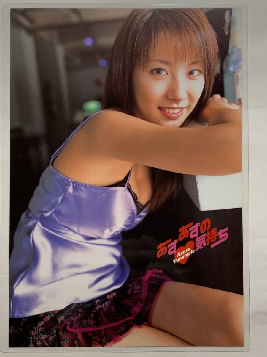 厚手ラミネート加工】山本梓 水着 雑誌切り抜き 9ページ ヤング