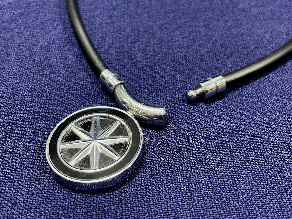 輝】芸能人御用達 天然ブラック ダイヤモンド ネックレス (18 K22-1 