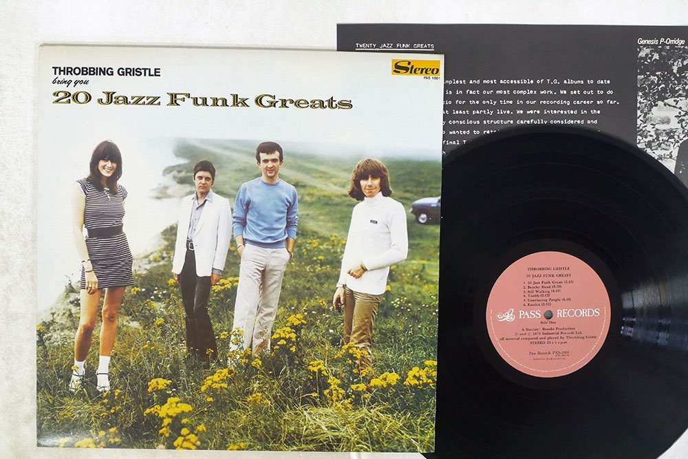 国内盤 THROBBING GRISTLE/20 JAZZ FUNK GREATS/PASS PAS1001