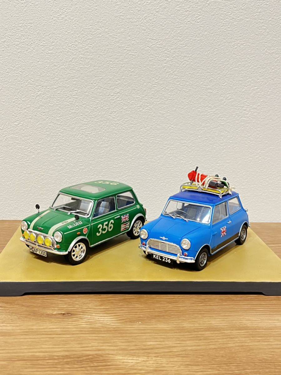 ★ 送料無料!! ★ コレクター必見!! ミニクーパー プラモデル 完成品 車 自動車 ユニオンジャック コレクション 収集 趣味 ★
