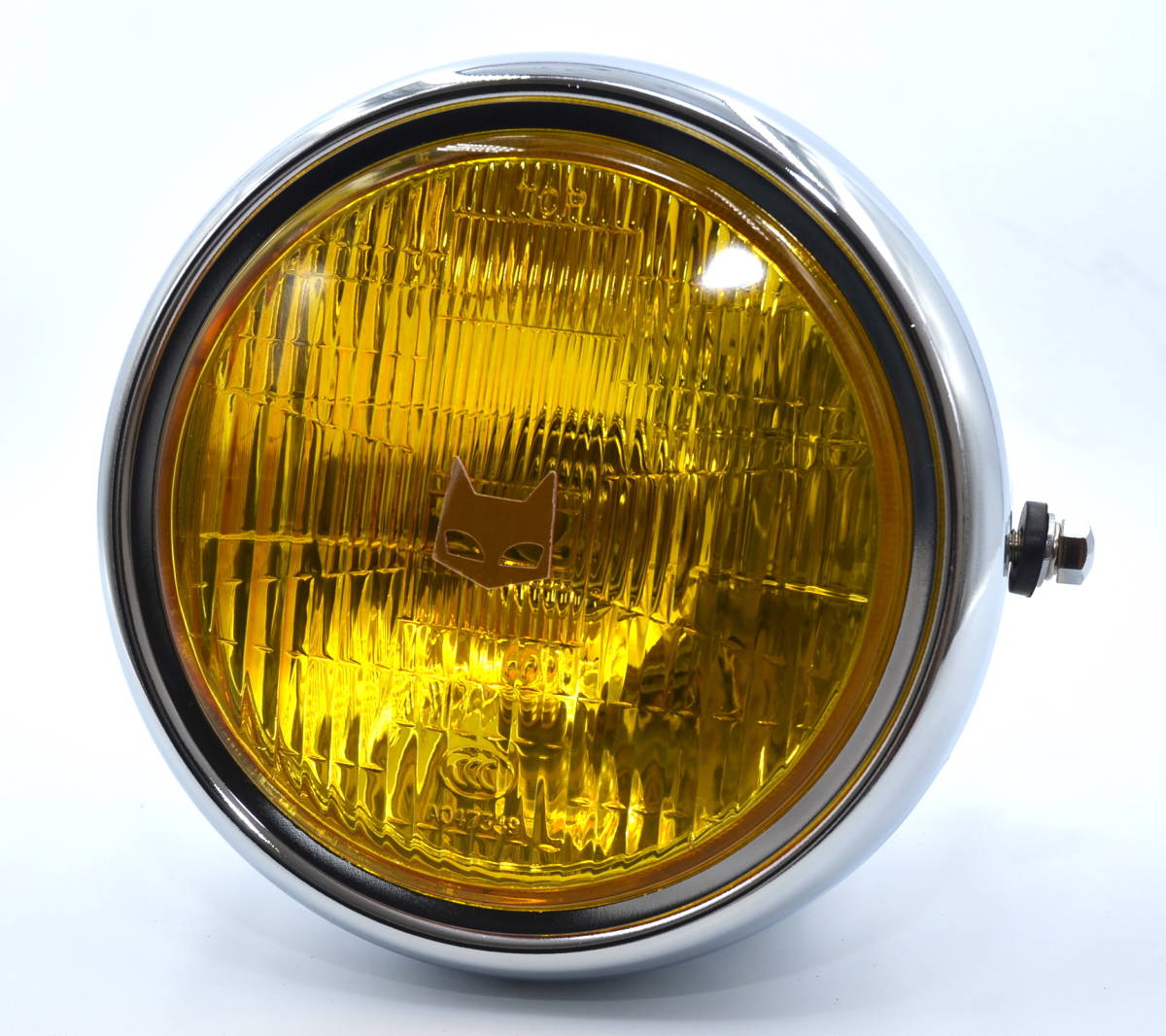 マ−シャルタイプ180パイヘッドライトイエローレンズメッキケ−ス