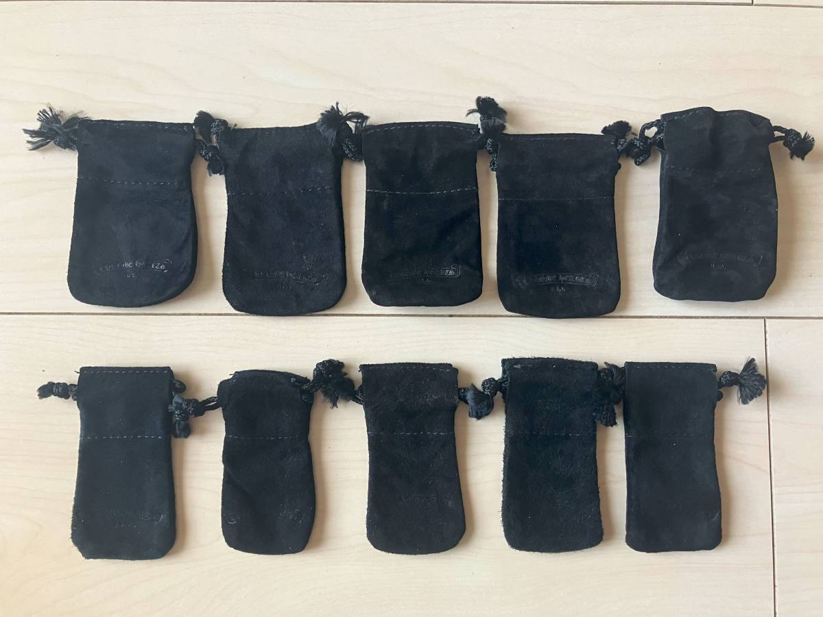 ★クロムハーツ 革袋 レザーポーチ サイズ小 10枚セット CHROME HEARTS ②★