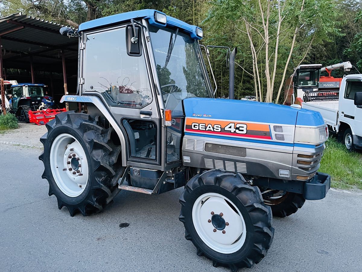 ☆ イセキ トラクター GEAS 43 ☆ iQ シフト☆ 4WD ☆43 馬力