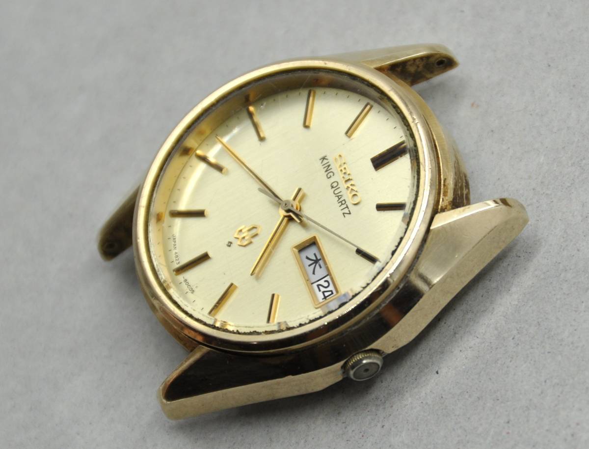 セイコーキングクオーツ 4823-8000 ジャンク品 SEIKO 4823-8000 Yahoo 