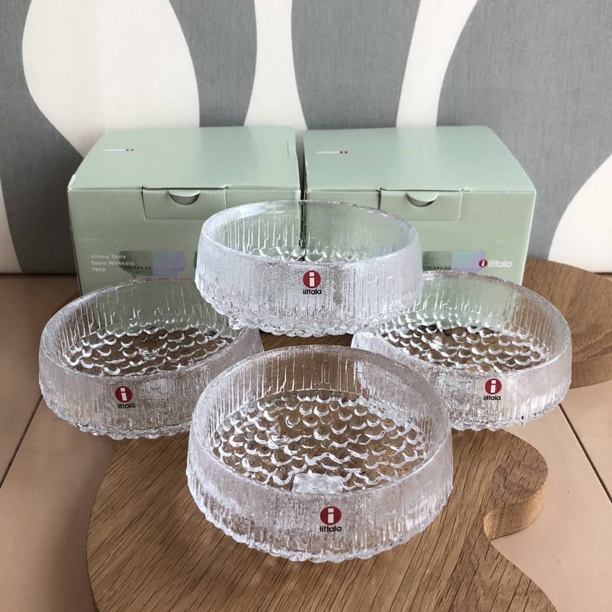  Ultima Thule 115mm ボウル 4個セット 新品 4個 iittala イッタラ Ultima Thule ウルティマツーレ ボウル