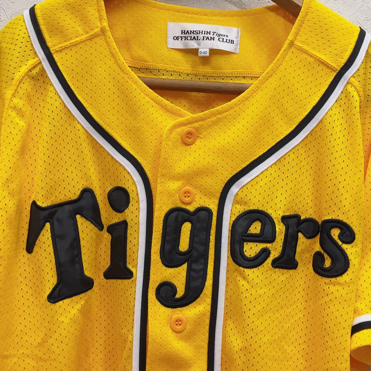 未使用 阪神タイガース ファンクラブ イエローメッシュジャージ MIZUNO/ミズノ O-XOサイズ　背番号なし P113_2