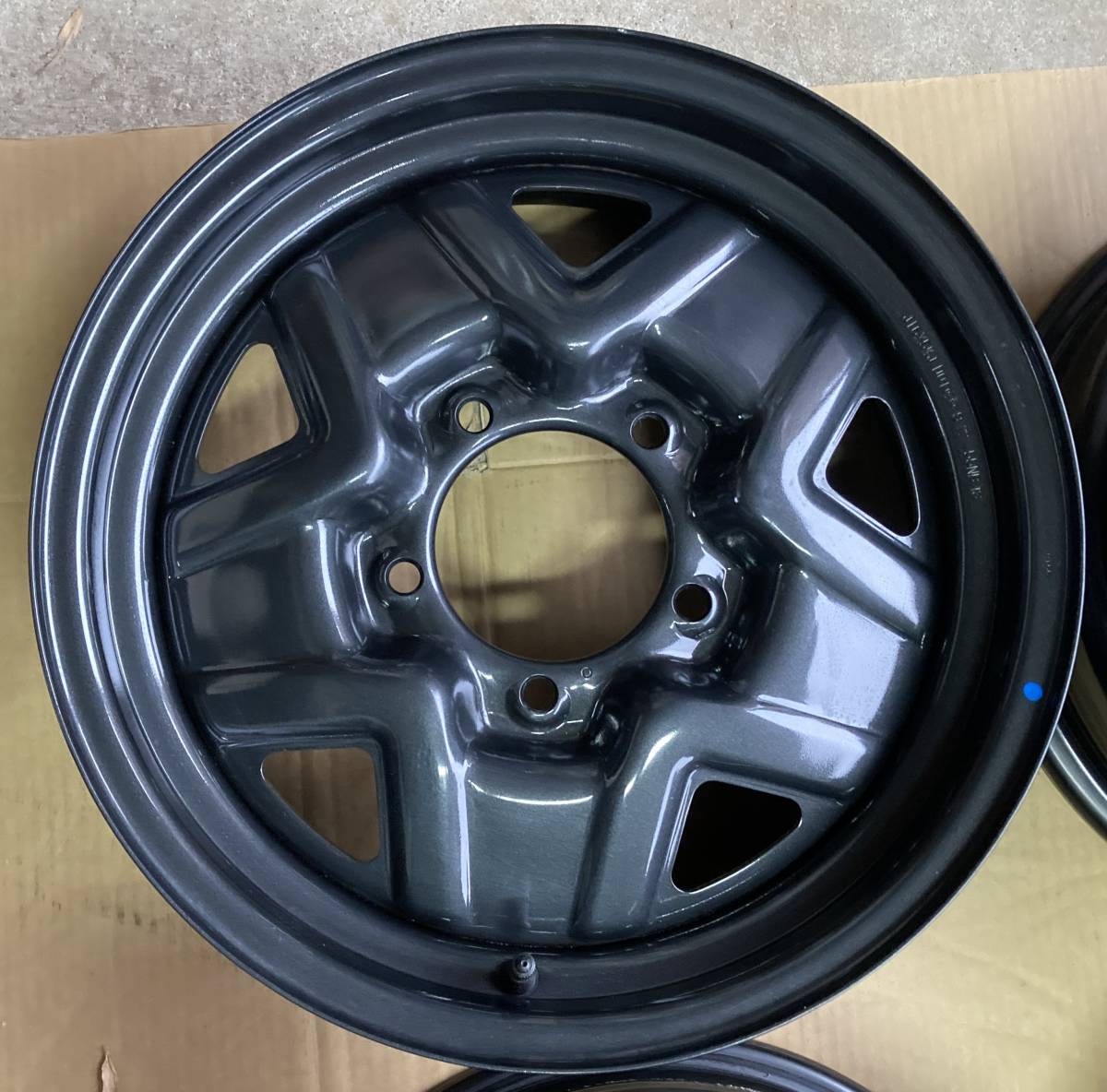 新車外し JB64 ジムニー XL XG 純正スチールホイール 4本 令和4年11