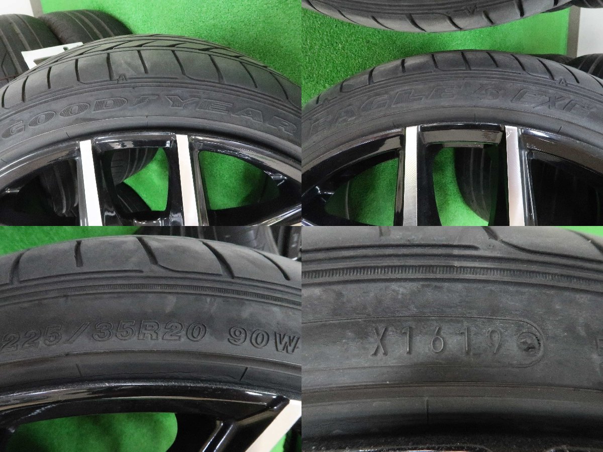 4本 DELF 01 20インチ ホイール 8.5J +38 6H 139.7 ラジアル 