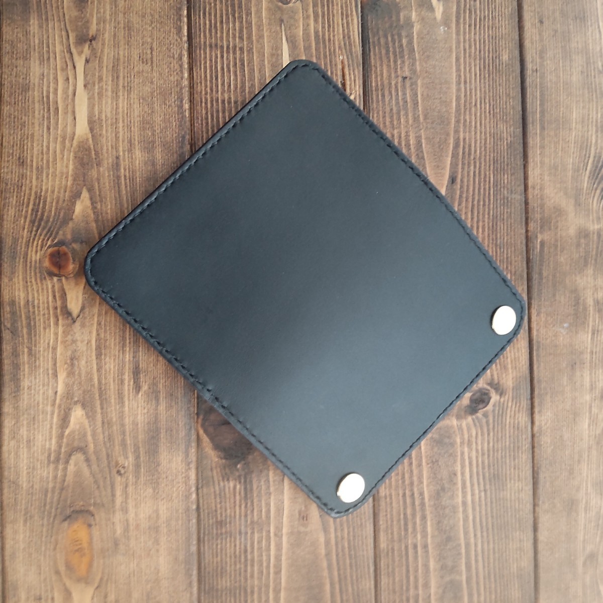 ミドルトラッカーウォレット UKデッドストックレザー ヴィンテージジッパー