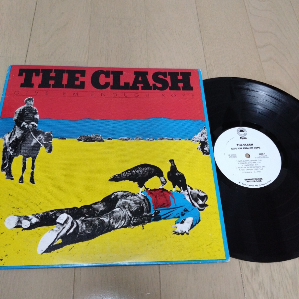 帯付 ザ・クラッシュ 動乱 国内盤LP clash The 動乱 Clash 2点セット 帯