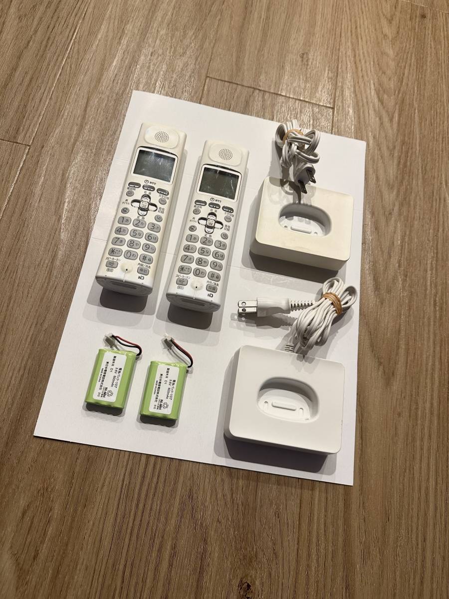 NTT 電話子機 2.4Gデジタルコードレス S3 ×2台 P-268SD