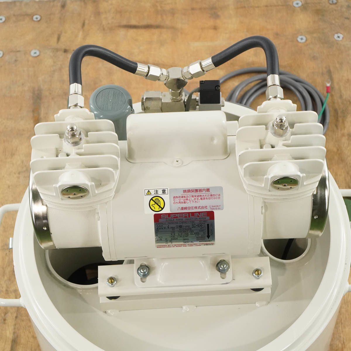 エアーコンプレッサー YC−4F HOHMI(ホーミ・八重崎空圧)低騒音オイル