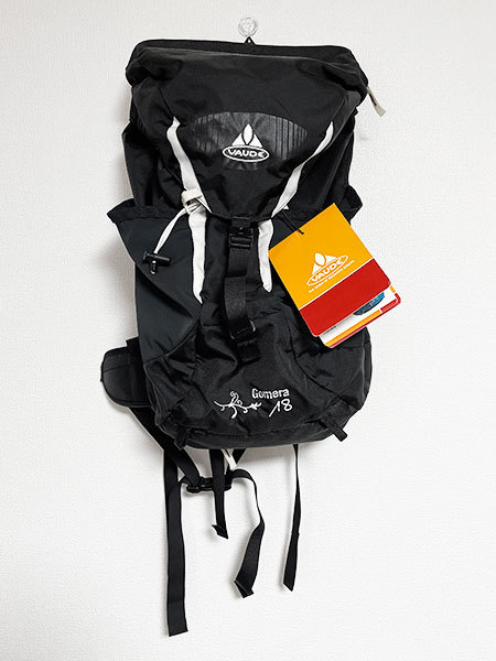 送料無料 美品 即決 Vaude Gomera 18L ブラック 登山 キャンプ ザック バックパック リュック ファウデ ゴメラ アウトドア