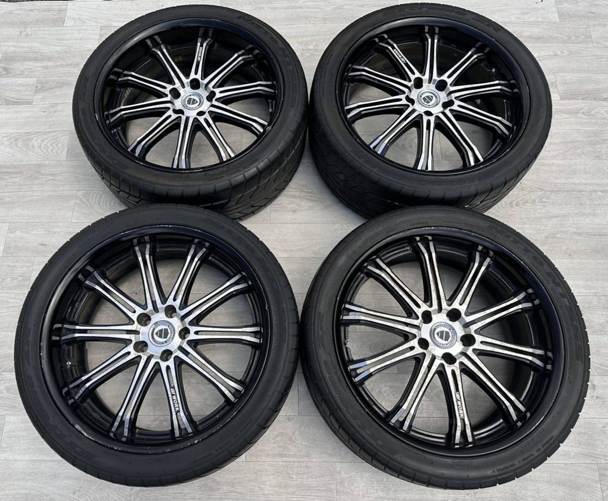 深リム　ワークWORK シュヴァートSW1-SR 20インチホイール 8.5J ET21 114.3 5H 245/35R20