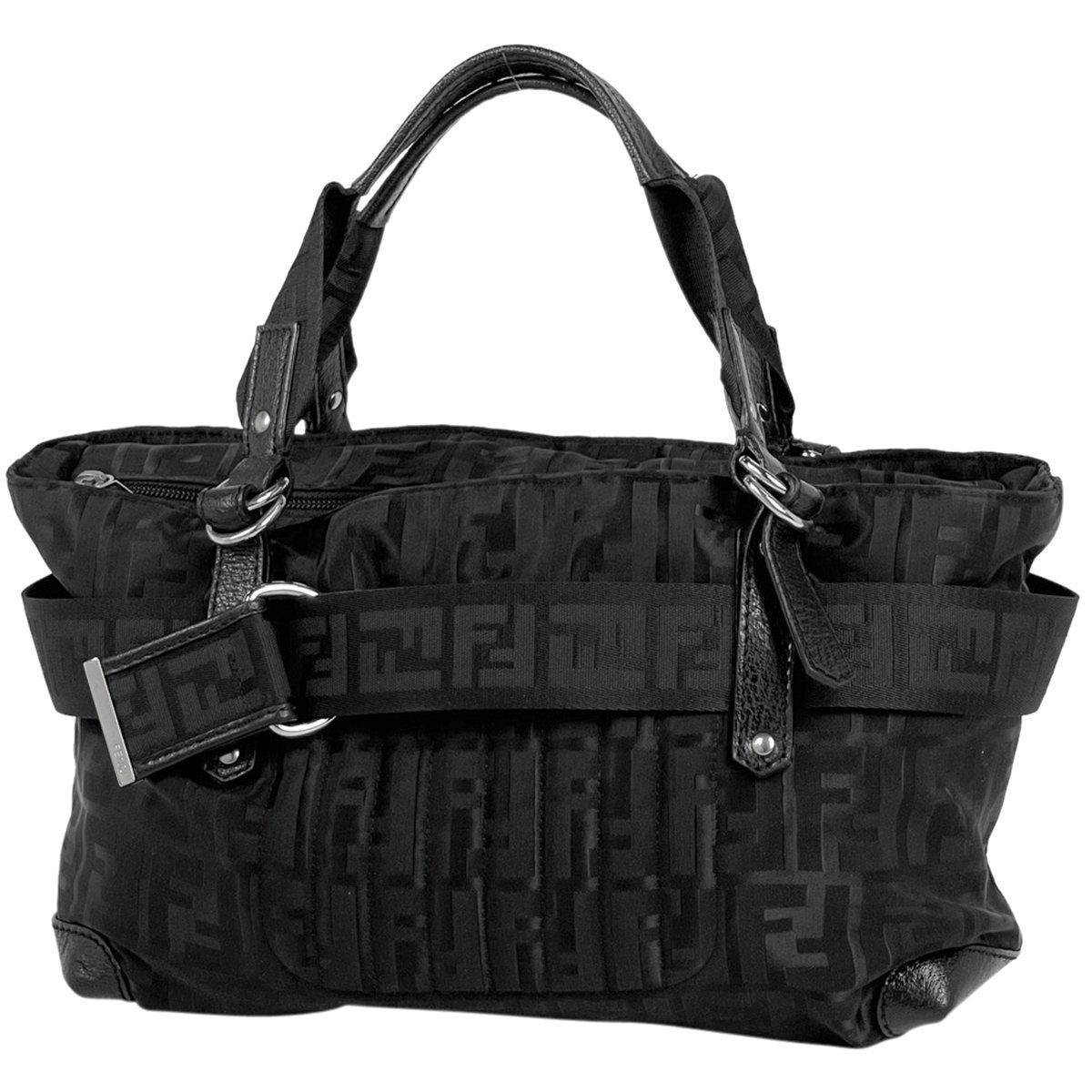 フェンディ FENDI ズッカ柄 ハンドバッグ 手提げ トート 総柄 ロゴ