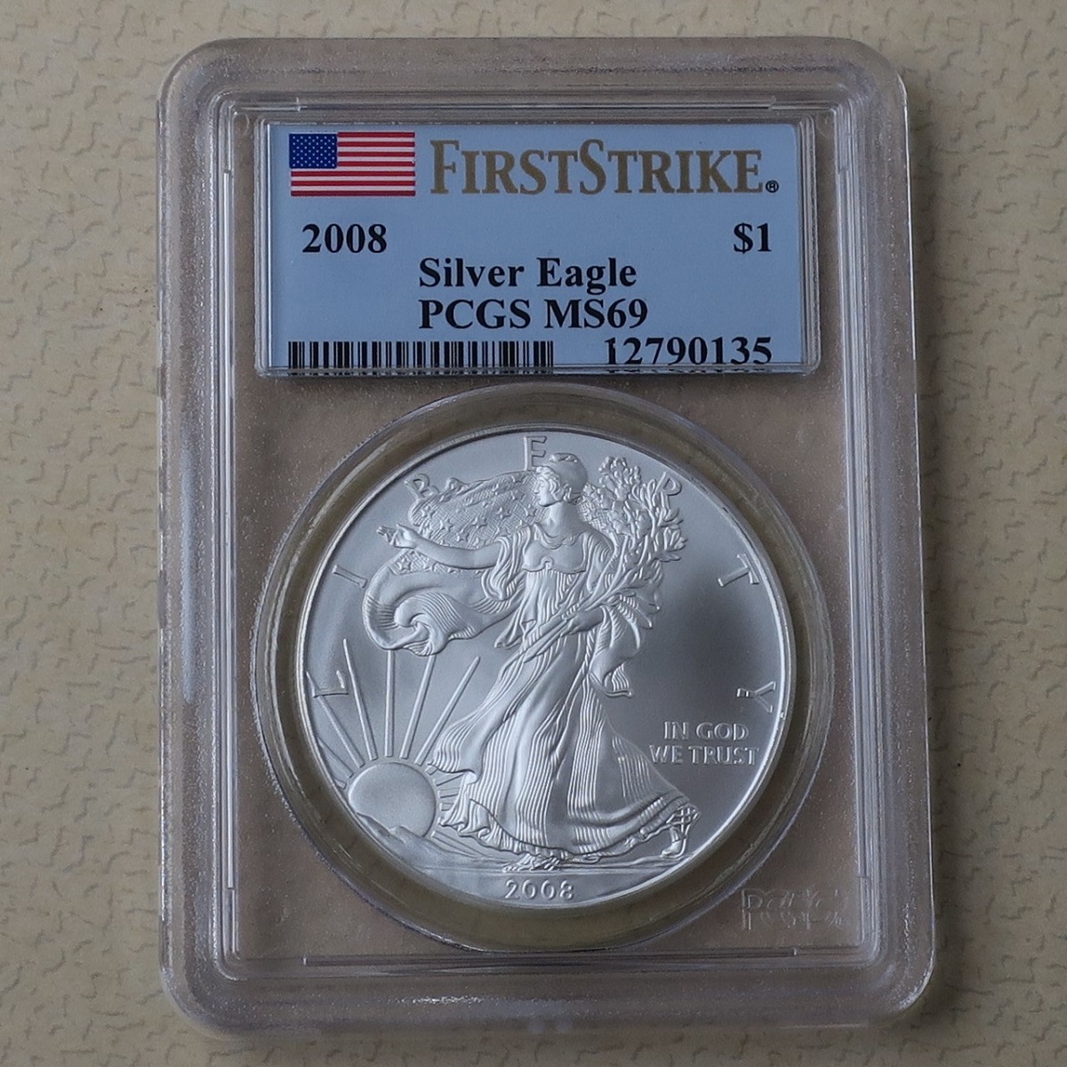 イーグル銀貨　1オンス　2020 PCGS MS69 ファーストストライク 2020 $1 American Silver Eagle MS69 PCGS - First Strike